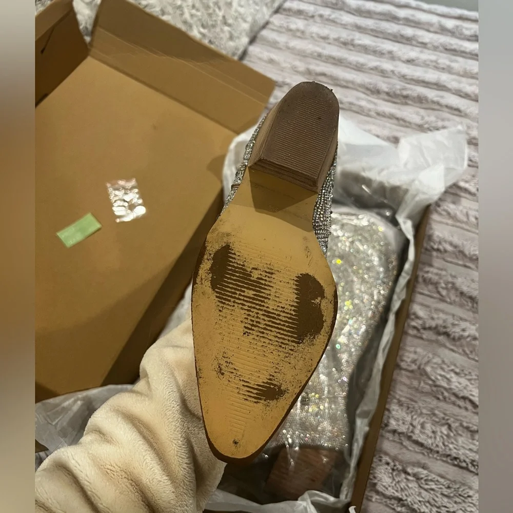 Matisse Rhinestone Clear Taylor Cowboy Boots - Picture 3 of 5